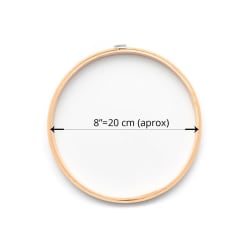 Aros para bordar madera N°8