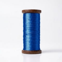 Hilo de Seda Vintage Azul