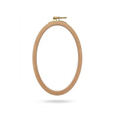 Bastidor madera ovalado 21x13