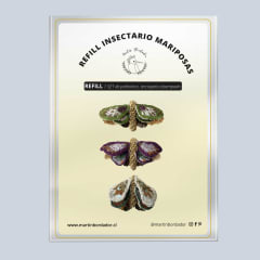 Refill Insectario tres mariposas