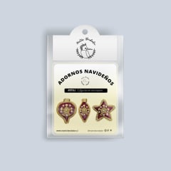 Refill Kit Adornos Navideños Rojo (3pcs )