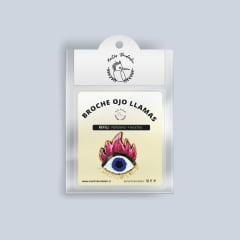 Refill Broche Ojo llama pedreria