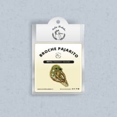Refill broche Pajaritos pedrería
