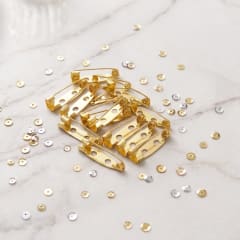 Broche dorado 20mm 8 unidades