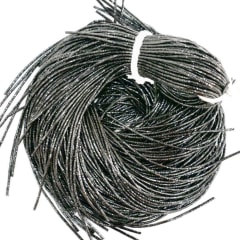 Alambre frances Bullion brillante Gris oscuro