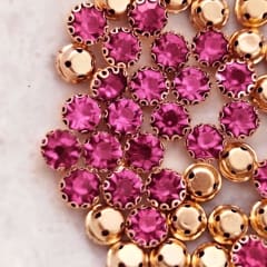 Cristal  Fucsia 6mm