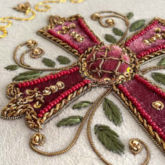 Kit Pedrería Cruz Barroca Sacra + clase online