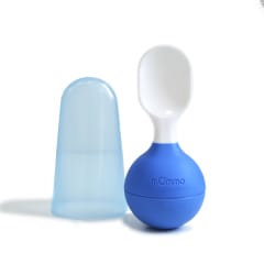 Cuchara bebe azul