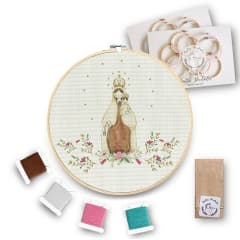 Mini Kit para bordar Virgen del Carmen