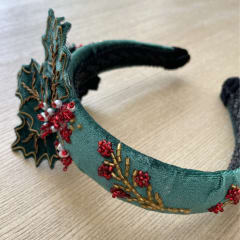 Kit Navidad Cintillo stumpwork