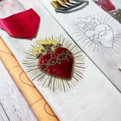 Kit Goldwork Sagrado Corazon Jesus