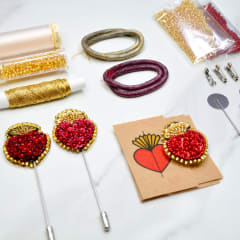 Mini Kit Pedrería Corazón + clase online Mini Kit Pedrería Corazón + clase online