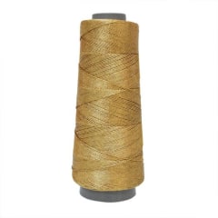 Hilo metalizado 6 hebras 0.5 mm Light Gold