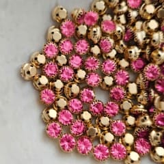 Cristal 4mm Fucsia