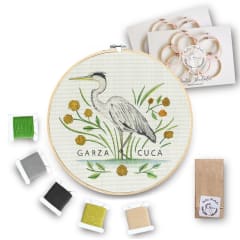Mini Kit para bordar Garza Cuca