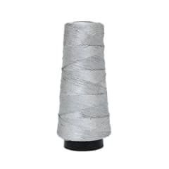 Hilo metalizado 6 hebras 0.5 mm Plata