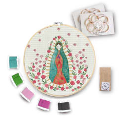 Kit para bordar Virgen Guadalupe XL