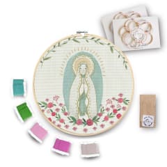 Kit para bordar Virgen de Lourdes XL