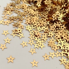Lentejuela Estrella dorada