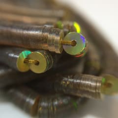 Lentejuela 4mm Oro laser