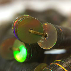 Lentejuela 6mm Oro laser