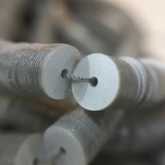 Lentejuela 6mm Plata Mate