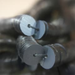 Lentejuela 6mm Gris Mate