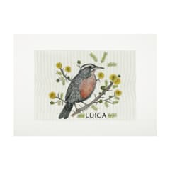 Lienzo para bordar Loica