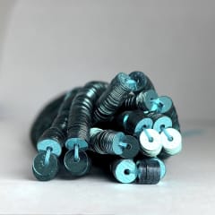 Lentejuela 4mm Verde agua metálico