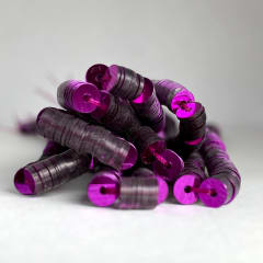 Lentejuela 6mm Fucsia 06 Metálico