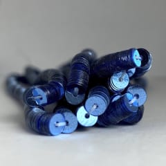 Lentejuela 5mm Azul Cielo Metalico