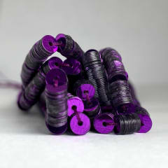 Lentejuela 6mm Morado Metálico