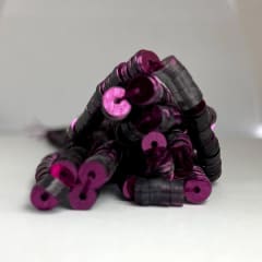 Lentejuela 6mm Vino Metalico