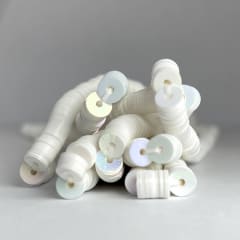 Lentejuela 4mm Blanco nacarado