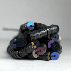 Lentejuela 4mm Gris tornasol nacarado