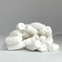 Lentejuela 4mm Blanco metálico