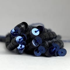 Lentejuela metálica 5mm azul marino