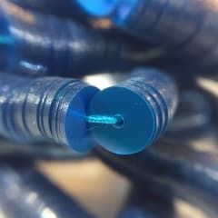 Lentejuela 4mm celeste claro transparente