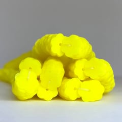 Lentejuela plana Jazmin 6mm 259 Amarillo