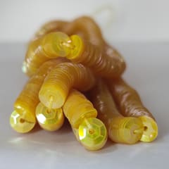 Lentejuela 5mm Amarillo Transparente