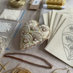 Kit Corazones Navidad Art deco mas clase online