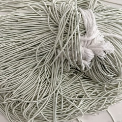 Alambre francés texturado bullion Plata