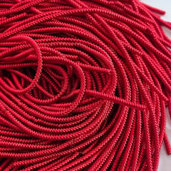 Alambre francés texturado bullion Rojo