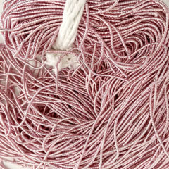 Alambre francés texturado bullion Rosado claro
