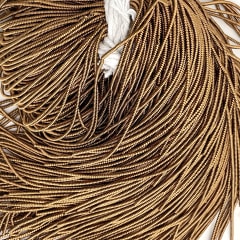 Alambre francés texturado bullion Oro antiguo