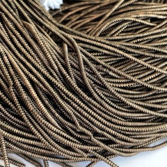 Alambre francés texturado bullion Bronce