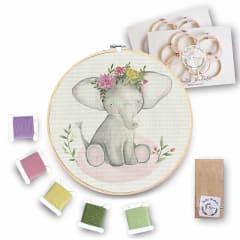 Mini Kit para bordar Elefanta