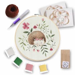 Mini Kit para bordar Puercoespín Aguja Mágica