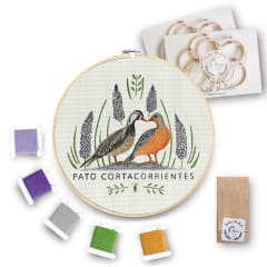 Mini Kit para bordar Pato Cortacorrientes