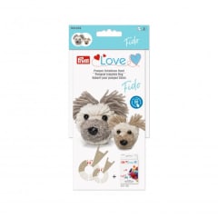 Plantilla de Pompones Perro Fido